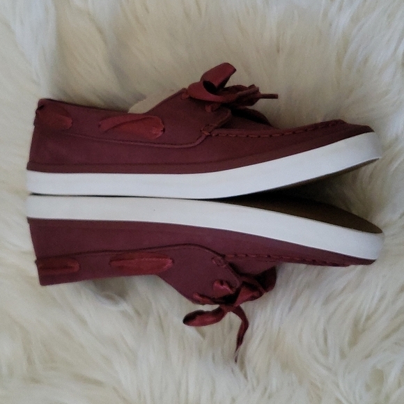 Sperry Sailor Boat top-sider leather boat shoes in Wine NIB - Picture 7 of 13